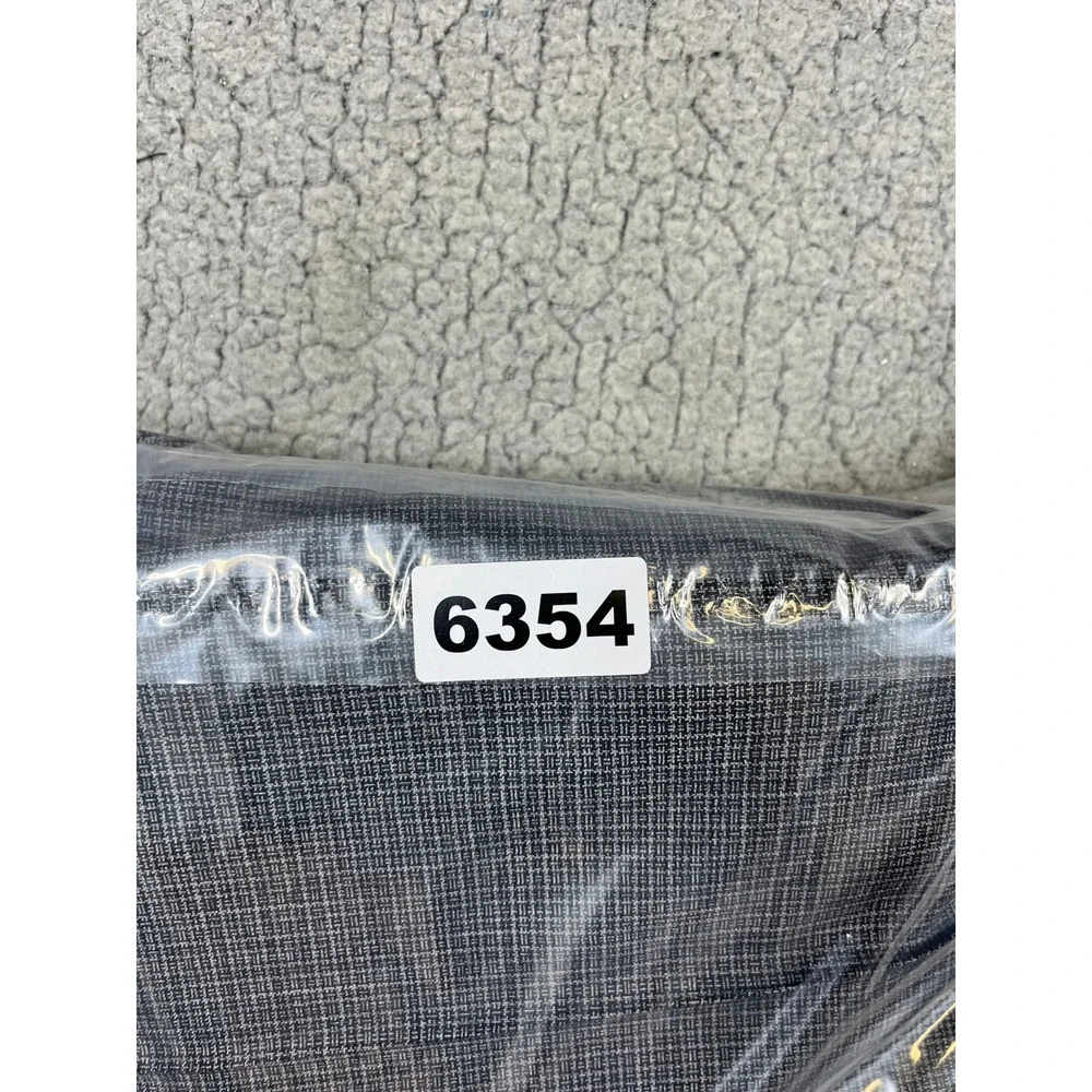 Santorelli Romeo Mens 40 Grey Virgin Wool Flat Front Dress Pants Italy F14T-351